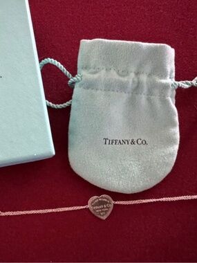 Tiffany heart silver bracelet